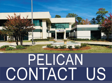 Pelican Contact Us with image of PEC's office building